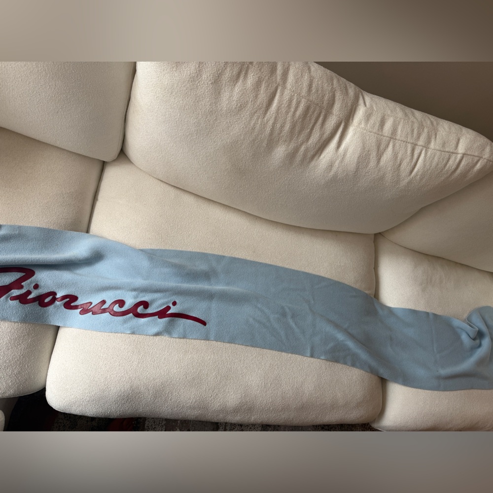 Fiorucci Blue and Red Scarf